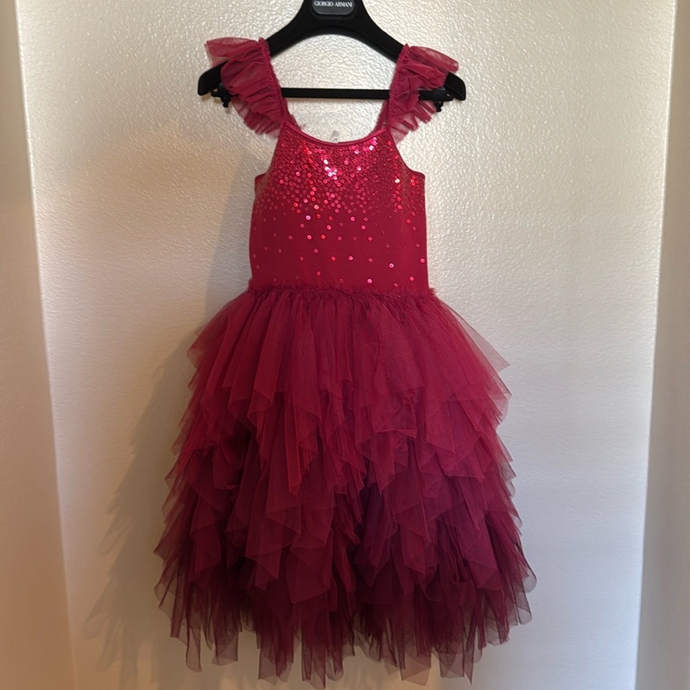 New Cotton On Kids 8 years old red beautiful dress